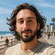 Avatar of young man taking selfie at the beach